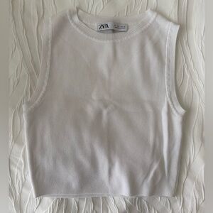 Gently Used Zara Cropped Knit Tank